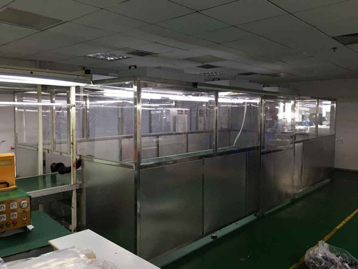 可拓展?jié)崈襞镉址Q為連體凈化棚或者可連接無塵棚，層流工作棚